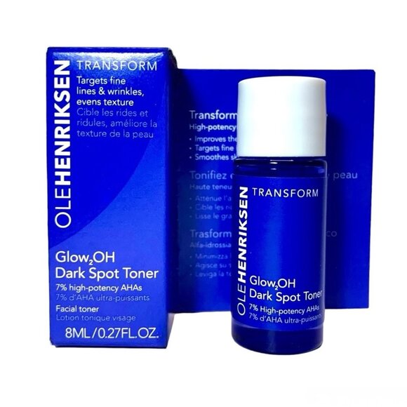 ➡️5/$25⬅️ Ole Henriksen—Glow2OH Exfoliating Dark Spot Toner—Deluxe Mini (8mL) - Picture 1 of 6